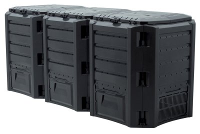 Kompostér MODULE COMPOGREEN 1200 l - barva: černá