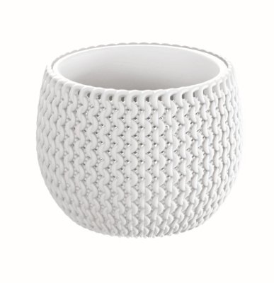 Květináč SPLOFY BOWL s vkladem 18 cm - barva: bílá