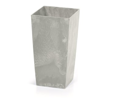 Květináč URBI SQUARE BETON EFFECT 12,6 cm - barva: beton