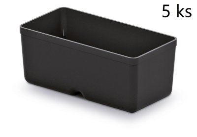 Sada 5 plastových boxů na nářadí UNITE BOX 110x55x132 černé