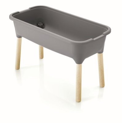 Sadbovač RESPANA PLANTER WOOD HIGH 78 cm - barva: šedý kámen