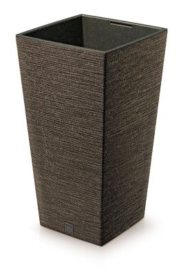 Květináč FURU SQUARE ECO WOOD 26,5 cm - barva: káva ECO