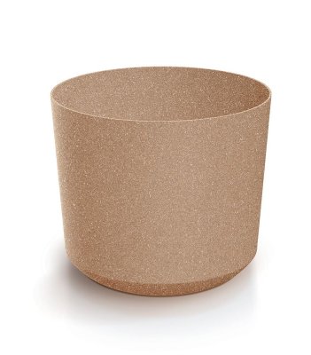 Květináč TUBO ECO WOOD 12,8 cm -barva: naturo ECO