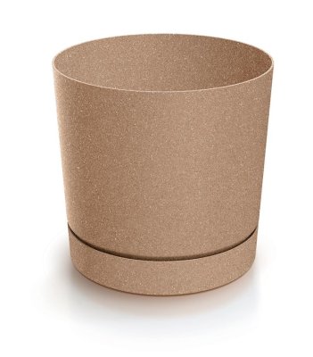 Květináč TUBO P ECO WOOD 19,8 cm - barva: naturo ECO