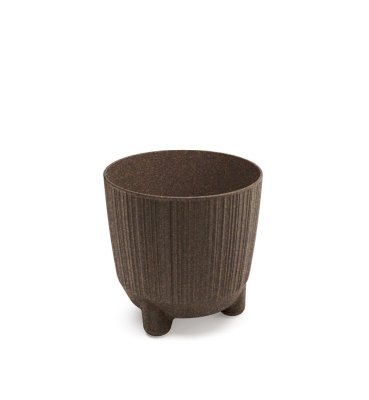 Květináč RYFO N ECO WOOD 10,7 cm - barva:  káva ECO