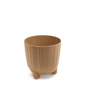 Květináč RYFO N ECO WOOD 12,6 cm - barva: naturo ECO