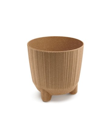 Květináč RYFO N ECO WOOD 14,5 cm - barva: naturo ECO